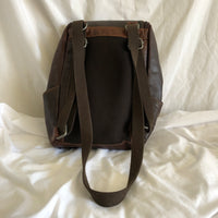 Brown Leather Backpack