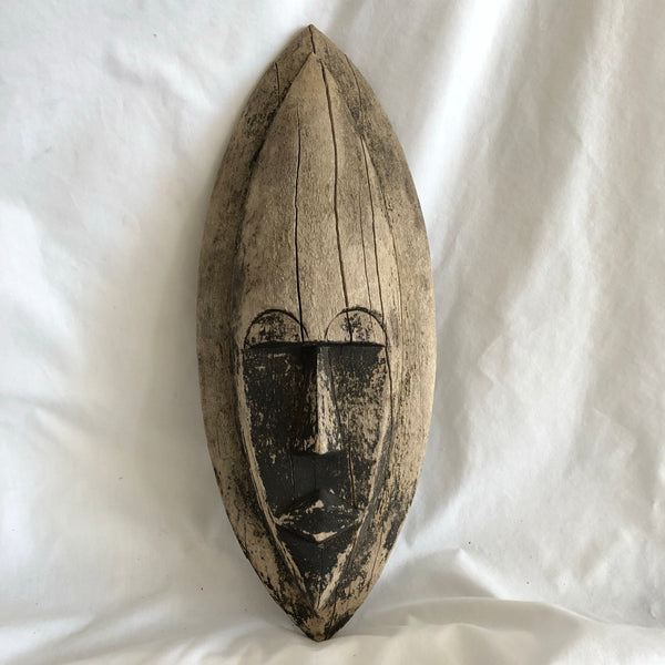 Vintage African Wood Mask (Could be from Ghana)