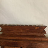 Vintage Indian Wood Carved Window Frame