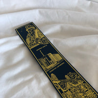 Warwickshire Scenery Leather Bookmark