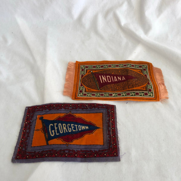Indiana & Georgetown Fabric Patch - Set of 2