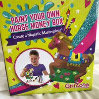 Girl Zone Paint Your Own Horse Money Bank