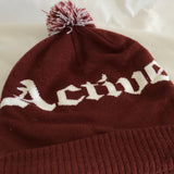 Burgundy Active Beanie