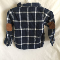 Dog Sport Flannel Shirt- Size 12 Months