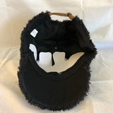 Furry Black Hat by Time And Tru - One Size Fits All