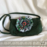 Green Flower Purse