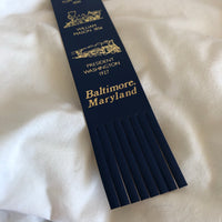 B&O Railroad Museum Baltimore, Maryland Leather Bookmark