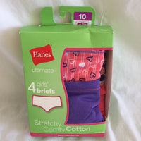 Hanes Ultimate 4 Girls Briefs