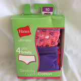 Hanes Ultimate 4 Girls Briefs