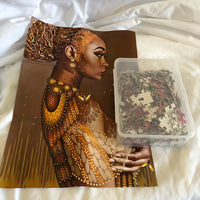 African American Lady with Locs Puzzle