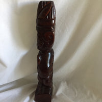 Vintage Polynesian (Moari) Wood Carving Art Mask