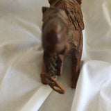 Vintage Wood Camel Carving Made In Jordan