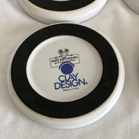 Clay Design Set Of 4 Coasters- By Gary Patterson