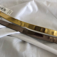 Gold and Silver Colored Belts - Size S/M Pack of 2