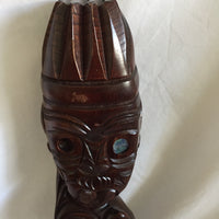 Vintage Polynesian (Moari) Wood Carving Art Mask