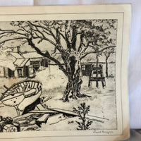 ‘Shoreside Farm’ Placemat by Lionel Barrymore