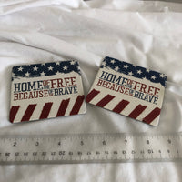 Veterans of Foreign Wars Cardboard Coasters - Set of 2