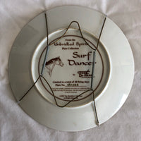 ‘Surf Dancer’ Wild Horse Painting Decorative Plate By Chuck Dehaan