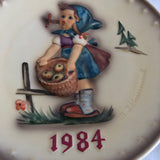 Vintage 1984 Goebel MJ Hummel Annual Plate Collectors Plate