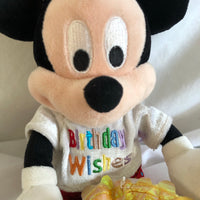 Mickey Mouse Birthday Wishes Plush