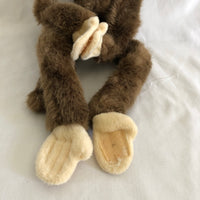 Stuffed Monkey With Velcro Hands & Feet