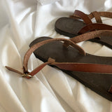 Brown Strappy Sandals - Women’s Size 11