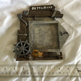 Cat & Ship Wheel Picture Frame