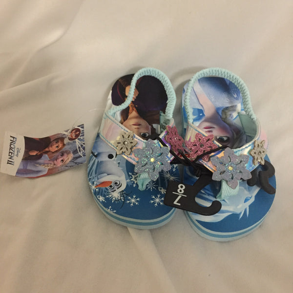 Disney Frozen II Flip Flops Kid’s Size 7/8