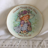 Cherished Moments 1981 Mother’s Day Plate Decor