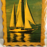 Sailboat Photo on Wood