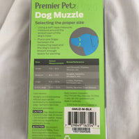 Premier Pet Dog Muzzle- Size Med