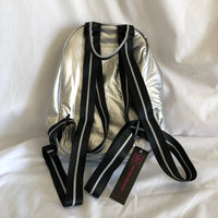 Mini Silver Backpack