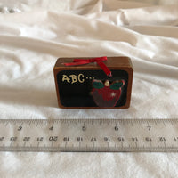 ABC Apple Teacher Block Decor