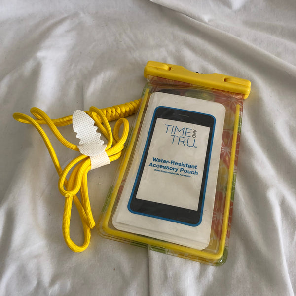 Time And Tru Water-Resistant Accessory Pouch