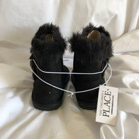 Children’s Place Black Fur Boots - Toddler Size 5