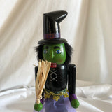 Wood Halloween Witch Decoration