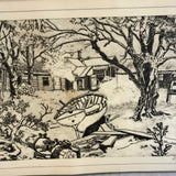 ‘Shoreside Farm’ Placemat by Lionel Barrymore