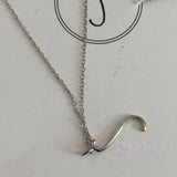 Rae Dunn “S” Initial Sterling Silver Necklace