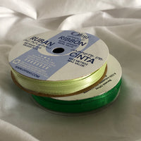 Offray Ribbon - Green- Set of 2