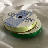 Offray Ribbon - Green- Set of 2