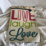Live, Laugh, Love  Iron on Transfer
