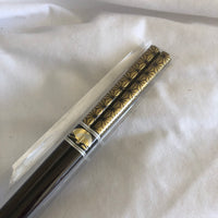 Gold and Black Chopsticks