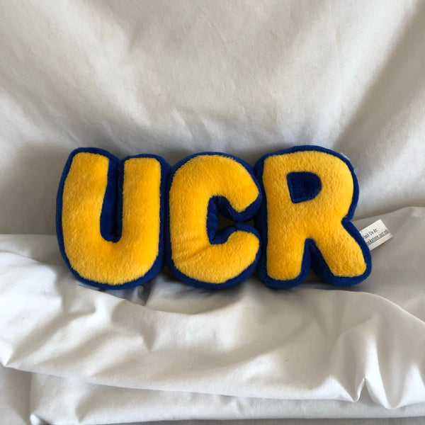 UCR Logo Letter Plush