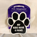 ‘My Kids Have 4 Paws’ Magnet