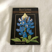 Blue Lupine of California Flower Magnet