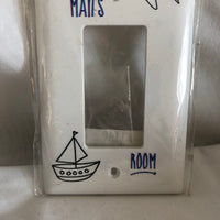 'Little Man's Room' Light Switch Cover