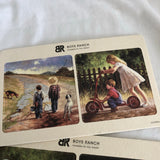 Boys Ranch Cardboard Coasters