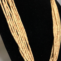 Multistrand Wood Bead Necklace