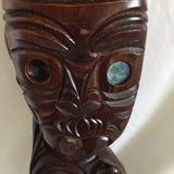 Vintage Polynesian (Moari) Wood Carving Art Mask