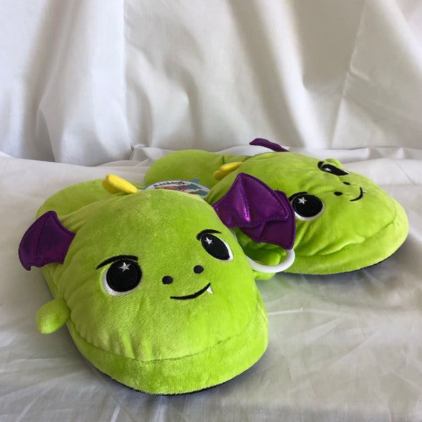 Moosh Moosh Slippers - Green Vampire Bat